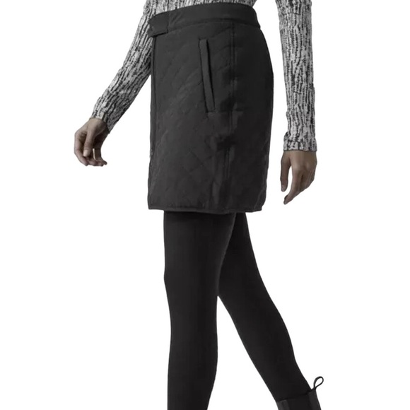 Athleta Women's Black Après Ski Skirt Nwot - Picture 6 of 13